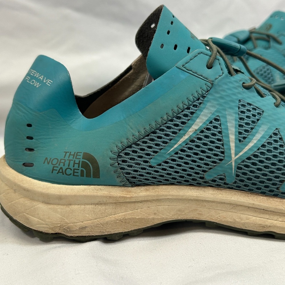 North Face Running Shoe Litewave Flow Womens Sz 8.5 Outdoor Terrain Trail Vibram - Picture 9 of 12